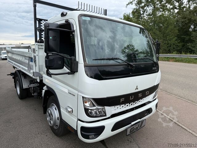 Transporter mit Kipper FUSO Canter 7C18 MEILLER Kipper