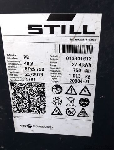 Gabelstapler ID-Nr. V00043 STILL RX20 - 18 PL