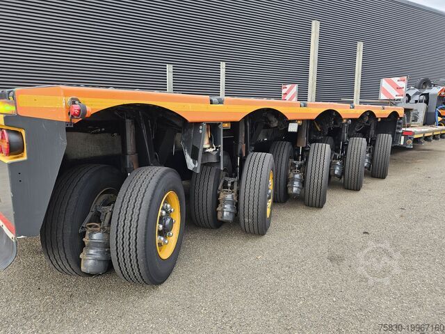 Tieflader Faymonville STBZ-5VA + 3 AXLE JEEP DOLLY / EXTENDABLE / REM...