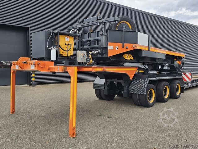 Tieflader Faymonville STBZ-5VA + 3 AXLE JEEP DOLLY / EXTENDABLE / REM...