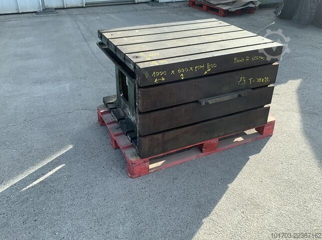 Cast iron clamping cube Cube de bridage en fonte 1000 x 600 x 800 mm