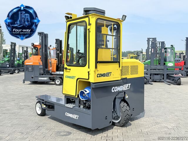 4-way forklift Combilift C3000 GAS TRIPLEX 6400 ONLY 953H CABIN