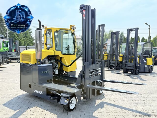 4-way forklift Combilift C3000 GAS TRIPLEX 6400 ONLY 953H CABIN