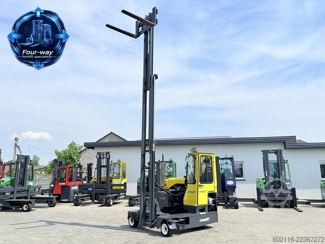 4-way forklift Combilift C3000 GAS TRIPLEX 6400 ONLY 953H CABIN