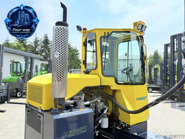 4-way forklift Combilift C3000 GAS TRIPLEX 6400 ONLY 953H CABIN