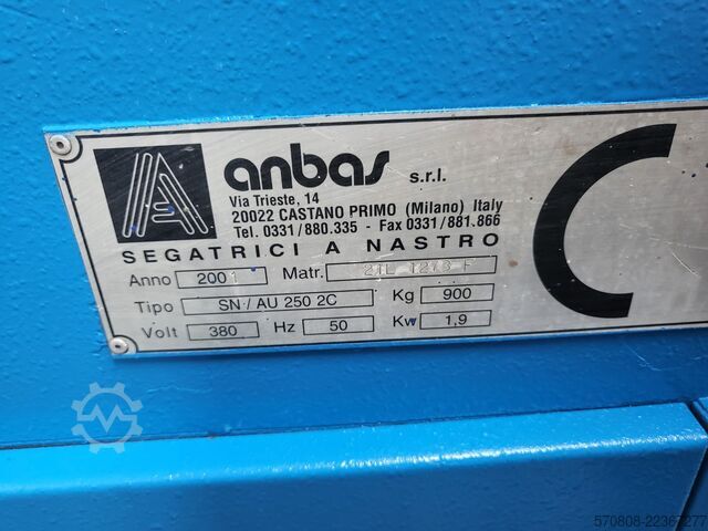 AMBAS automatic bandsaw AMBAS SN/AU 250 2C