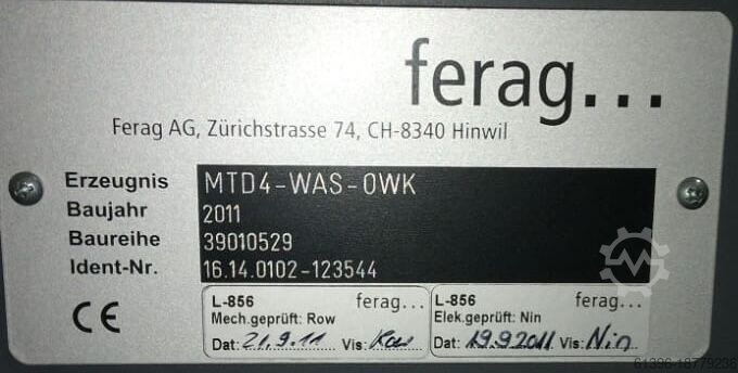 Winding machine FERAG MTD4-AWS-OWK