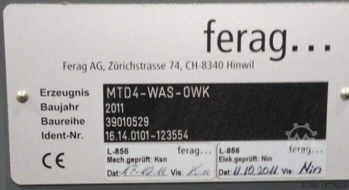 Winding machine FERAG MTD4-AWS-OWK