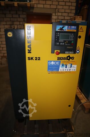 New 11 kW screw compressor dryer KAESER SK 22 T