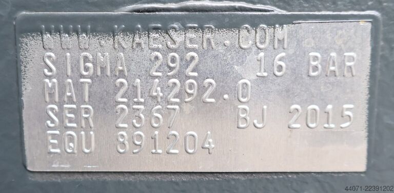 Screw compressor CSDX165SFC Kaeser CSDX165SFC