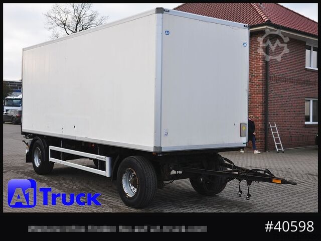 Kofferanhänger KRONE Koffer ISO, stark isoliert ehemaliger Kühlkoffer, Aluboden