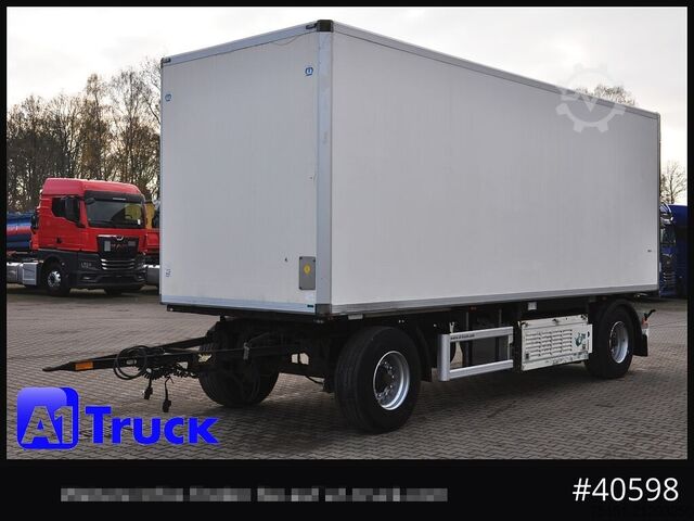 Kofferanhänger KRONE Koffer ISO, stark isoliert ehemaliger Kühlkoffer, Aluboden