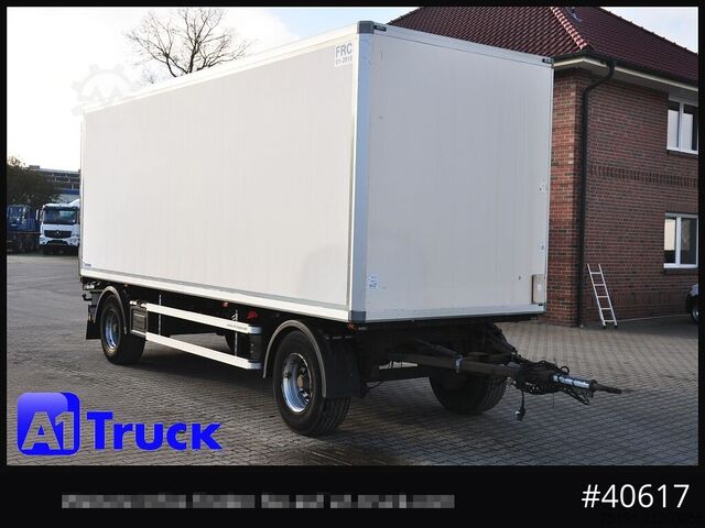 Kofferanhänger KRONE Koffer ISO, stakr isoliert ehemaliger Kühlkoffer, Aluboden