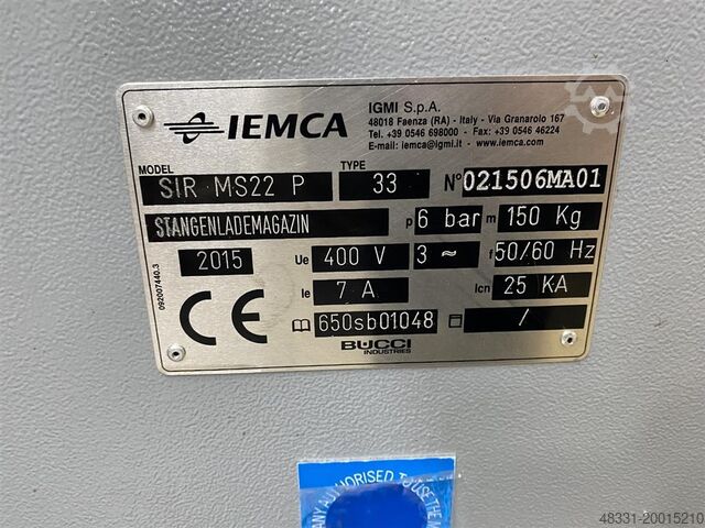 Mehrspindelstangenautomat INDEX MS22C