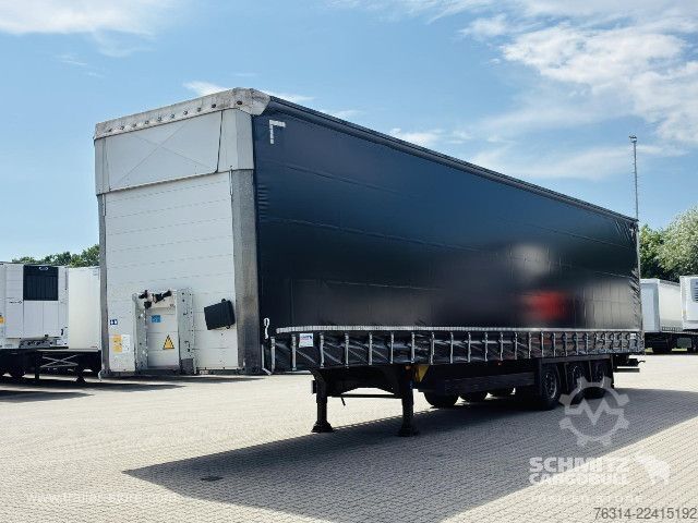 Open semitrailer with tarp Schmitz Cargobull Curtainsider Mega Getränke