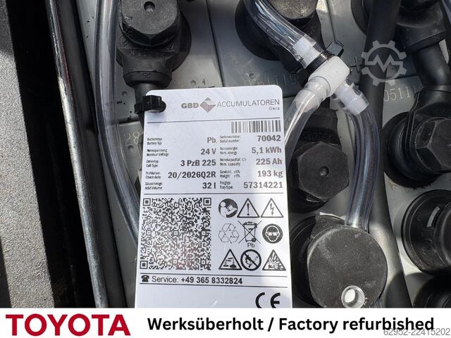 High Lift stacker Toyota SPE 120 L / Akku überh.!