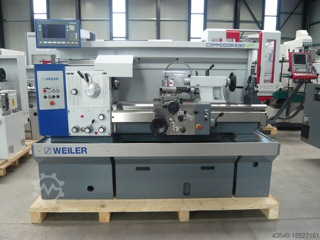 Leit-/Zugspindeldrehmaschine Weiler  Commodor 230 VCD