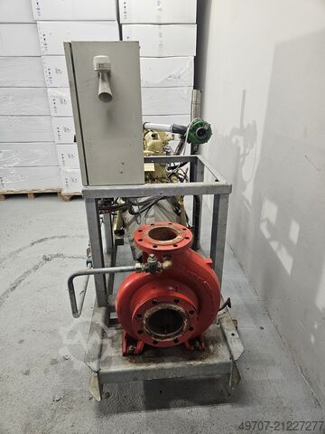 Diesel-Wasserpumpenaggregat, Sprinkler VALMET SISU 420DSJPL diesel pump 165 HP 358m3/h   KSB ETANORM Mx125-25