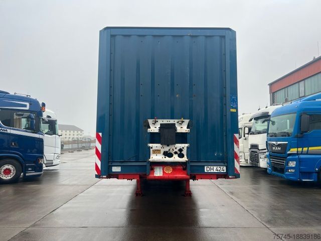 Working platform semitrailer KRONE SD * PALETTENKASTEN * 10x RUNGEN * STAHLMATTEN