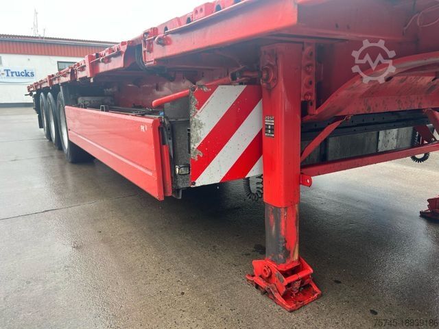 Working platform semitrailer KRONE SD * PALETTENKASTEN * 10x RUNGEN *  STAHLMATTEN