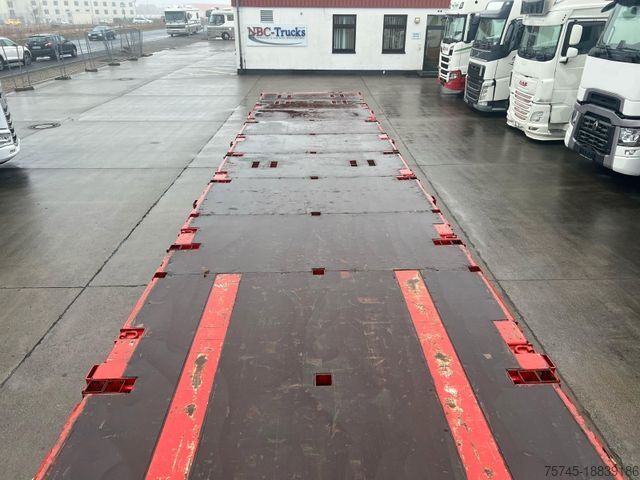 Working platform semitrailer KRONE SD * PALETTENKASTEN * 10x RUNGEN *  STAHLMATTEN
