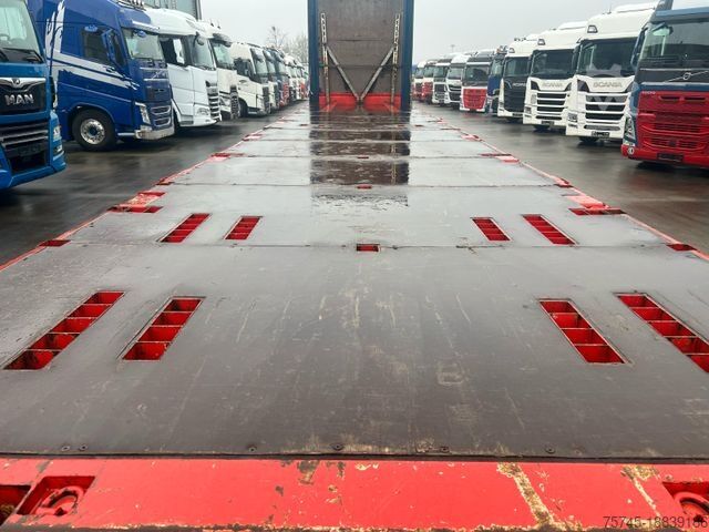 Working platform semitrailer KRONE SD * PALETTENKASTEN * 10x RUNGEN *  STAHLMATTEN