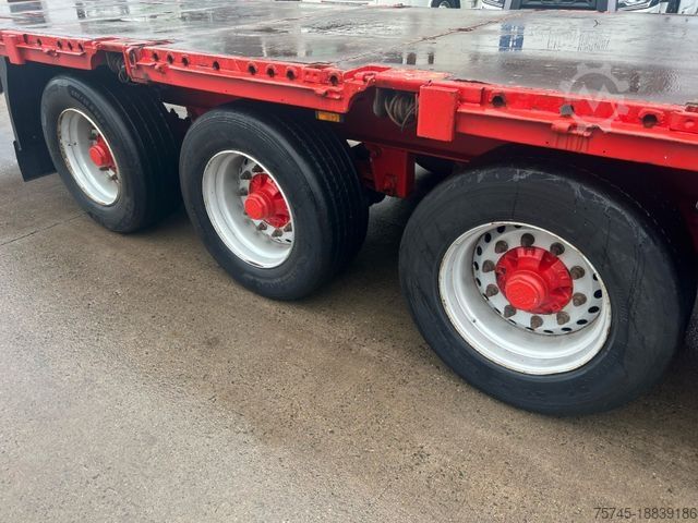 Working platform semitrailer KRONE SD * PALETTENKASTEN * 10x RUNGEN * STAHLMATTEN