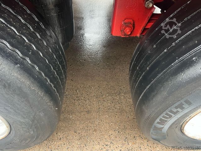 Working platform semitrailer KRONE SD * PALETTENKASTEN * 10x RUNGEN *  STAHLMATTEN