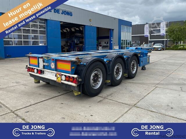 Containertransport Broshuis MFCC Multi  / 2x Extendable / 1x Lift Axle / SA...