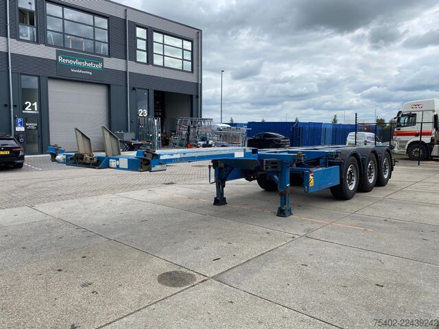 Containertransport Broshuis MFCC Multi  / 2x Extendable / 1x Lift Axle / SA...