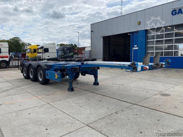 Containertransport Broshuis MFCC Multi  / 2x Extendable / 1x Lift Axle / SA...