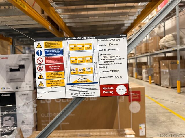 Doppel-Paletten-Schwerlastregal (dem.)  