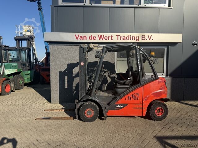 Forklift truck LINDE H25D-02 duplo300 FREELIFT/SIDESHIFT 2014 4200 hours DIESEL LINDE H25D-02 duplo300 FREELIFT/SIDESHIFT 2014 4200uur DIESEL
