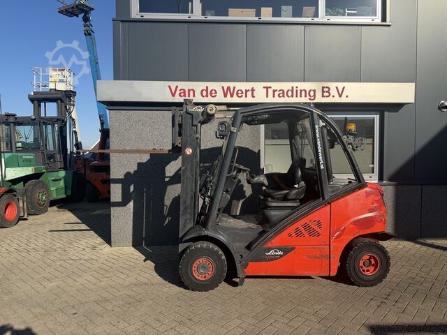 Forklift truck LINDE H25D-02 duplo300 FREELIFT/SIDESHIFT 2014 4200 hours DIESEL LINDE H25D-02 duplo300 FREELIFT/SIDESHIFT 2014 4200uur DIESEL