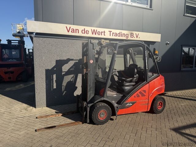 Forklift truck LINDE H25D-02 duplo300 FREELIFT/SIDESHIFT 2014 4200 hours DIESEL LINDE H25D-02 duplo300 FREELIFT/SIDESHIFT 2014 4200uur DIESEL