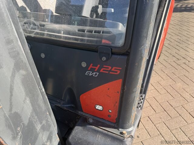 Forklift truck LINDE H25D-02 duplo300 FREELIFT/SIDESHIFT 2014 4200 hours DIESEL LINDE H25D-02 duplo300 FREELIFT/SIDESHIFT 2014 4200uur DIESEL