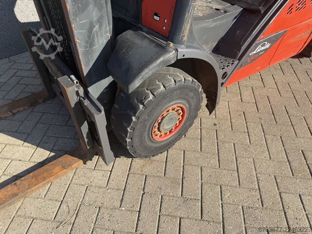 Forklift truck LINDE H25D-02 duplo300 FREELIFT/SIDESHIFT 2014 4200 hours DIESEL LINDE H25D-02 duplo300 FREELIFT/SIDESHIFT 2014 4200uur DIESEL
