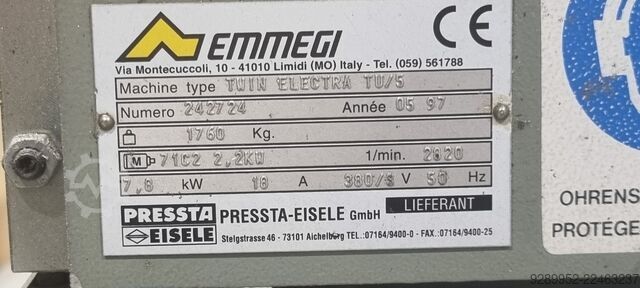 Double mitre saw TWIN ELECTRA TU/5 Emmegi 