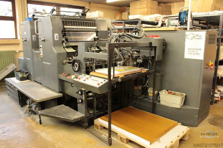 2 Farben Offsetdruckmaschine - 2 Color Offset Press Heidelberg MOZP-S