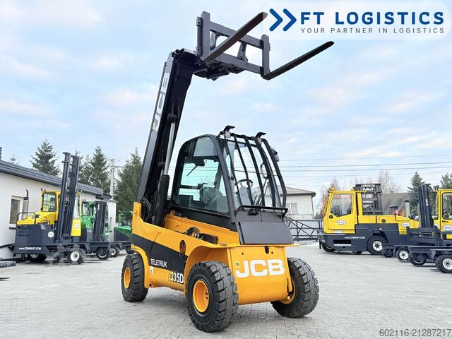 Telescopic loader JCB TLT 35D 4X4 CABIN POSITIONER NEW TIRES