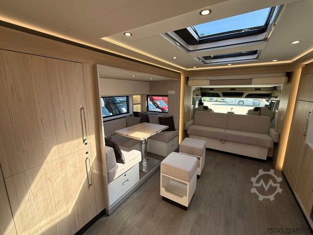 Wohnwagen/Wohnmobil MERCEDES-BENZ Actros 2651 STX Motorhome mit Heckgarage