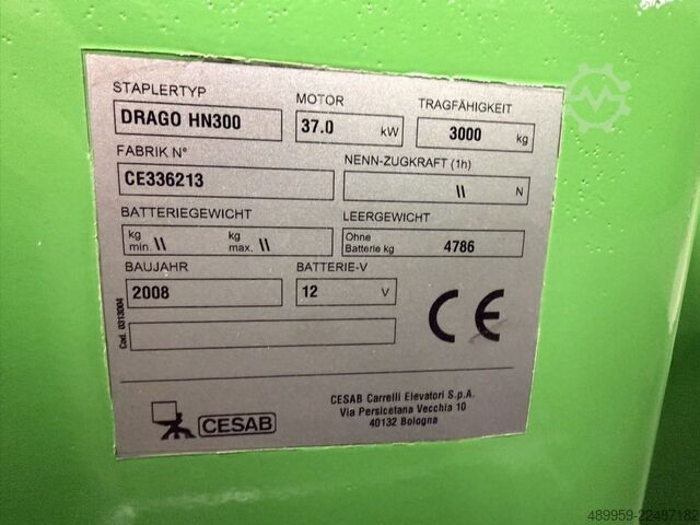 Treibgasstapler Cesab Drago HN300