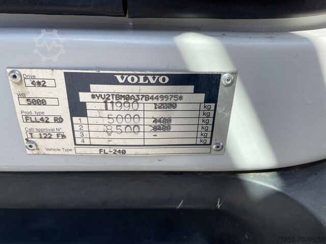 Koffer Volvo FL 240 Closed Box / 205.000 KM Original / Euro 5