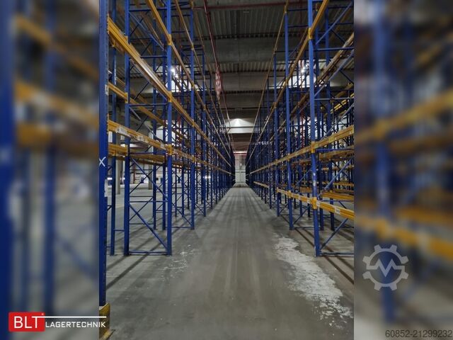 Schwerlastregal Industrieregal Hochregal Jungheinrich Delta - 30,9 lfm, Höhe 7,5m Boden + 3 Ebenen | Fachlast 2700 kg