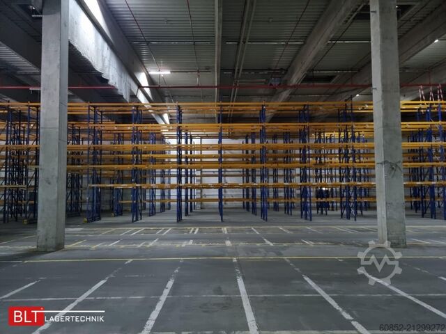 Schwerlastregal Industrieregal Hochregal Jungheinrich Delta – 14,10 lfm | Höhe 7, Höhe 7,50 m , Boden +3 , Fachlast 2700kg