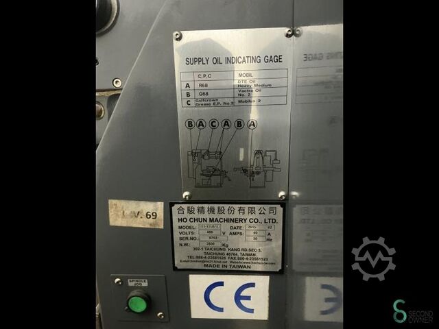 Milling machines  Ho Chun HU-1250AH 2015 Ho Chun HU-1250AH