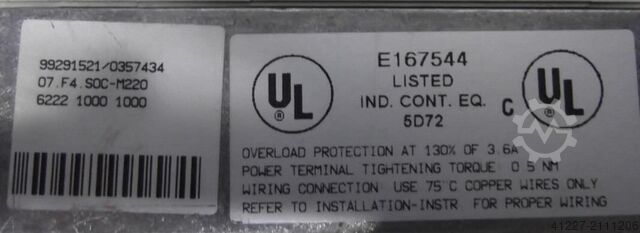 Frequenzumrichter 0,75 kW KEB 07.F4.S0C-M220/