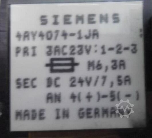 Trafo Stromversorgung Siemens 4AV4074-1JA