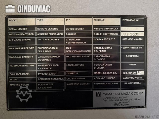 Mazak Hyper Gear 510 Mazak Hyper Gear 510