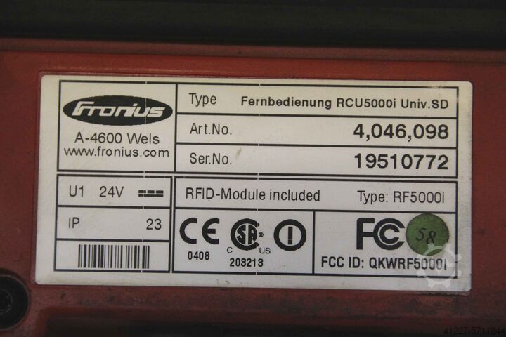 Schutzgasschweißgerät Fernbedienung Fronius RCU5000i